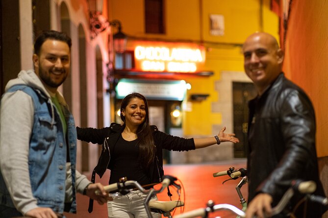 Madrid at Night: Vintage Bike Tour of City Highlights - Madrid after sunset, from literary lanes to grand avenues