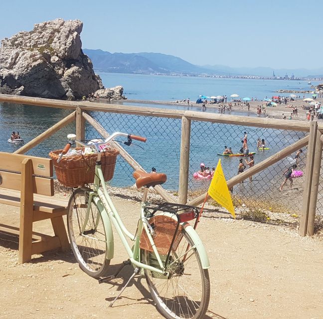 Malaga: Bike Rental for City Discovery Route & Beaches - Taking the bike into the historic center