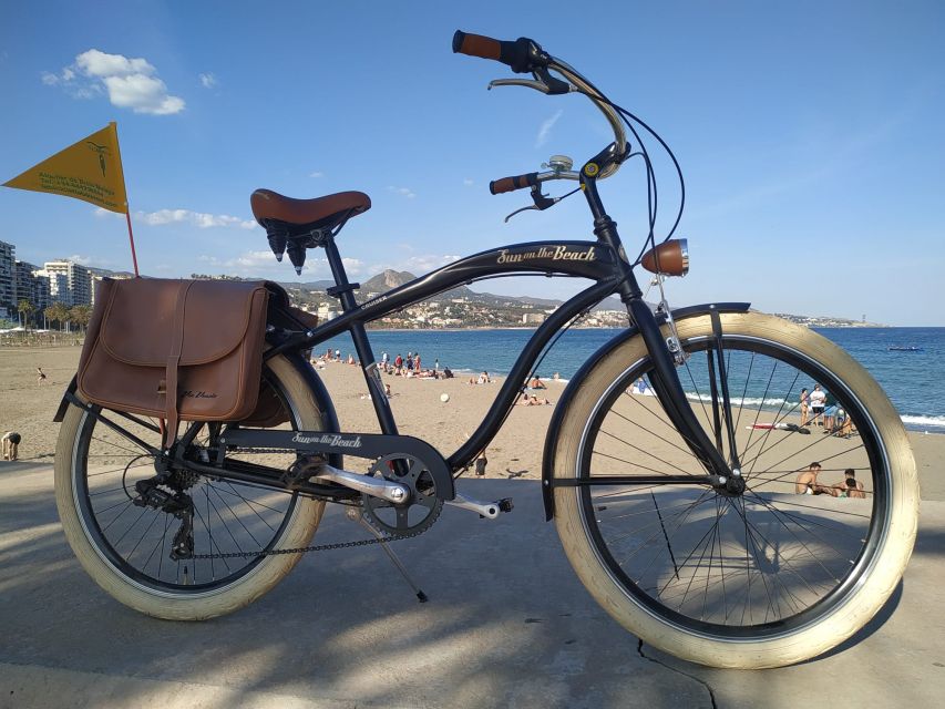 Malaga: Bike Rental for City Discovery Route & Beaches - Riding toward the Guadalhorce river estuary