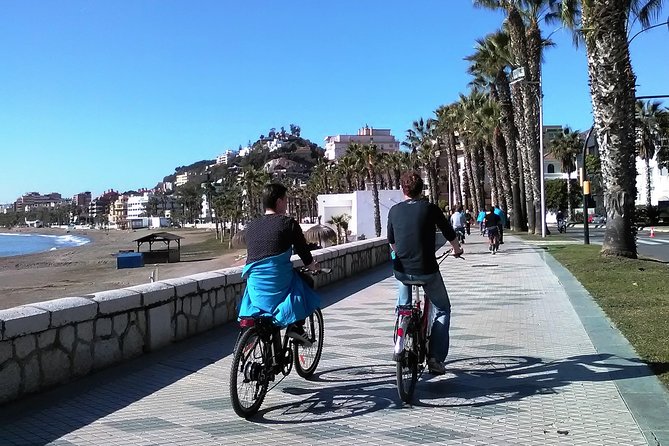 Malaga Electric Bikes Guided Tour - The uphill ride through Gibralfaro forest