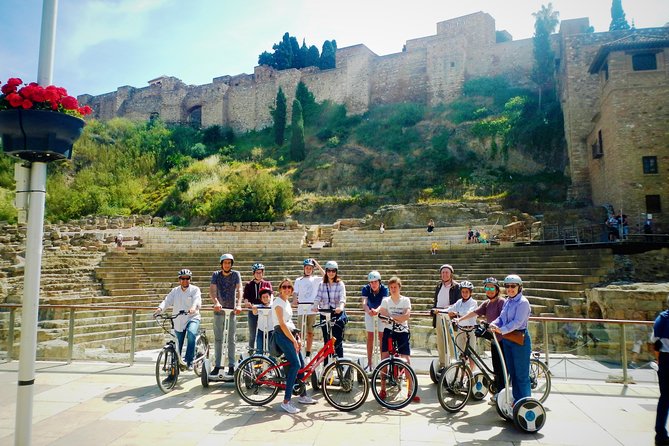 Malaga Electric Bikes Guided Tour - Following the Alcazaba toward the sea