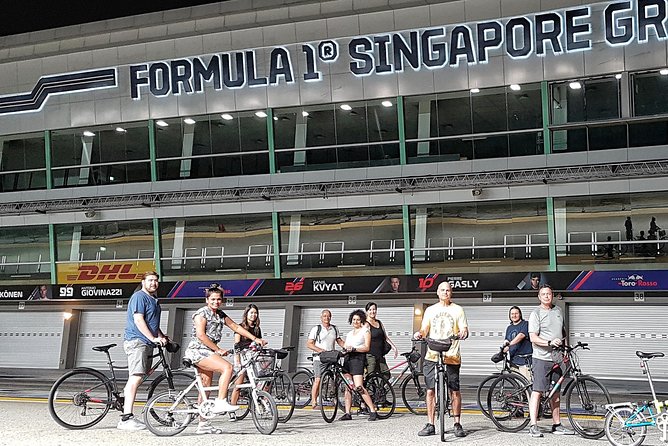 Marina Bay Night Cycling Tour - Marina Bay Sands and the waterfront lights
