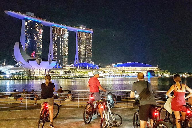 Marina Bay Night Cycling Tour - Rain, bikes, and practical comfort
