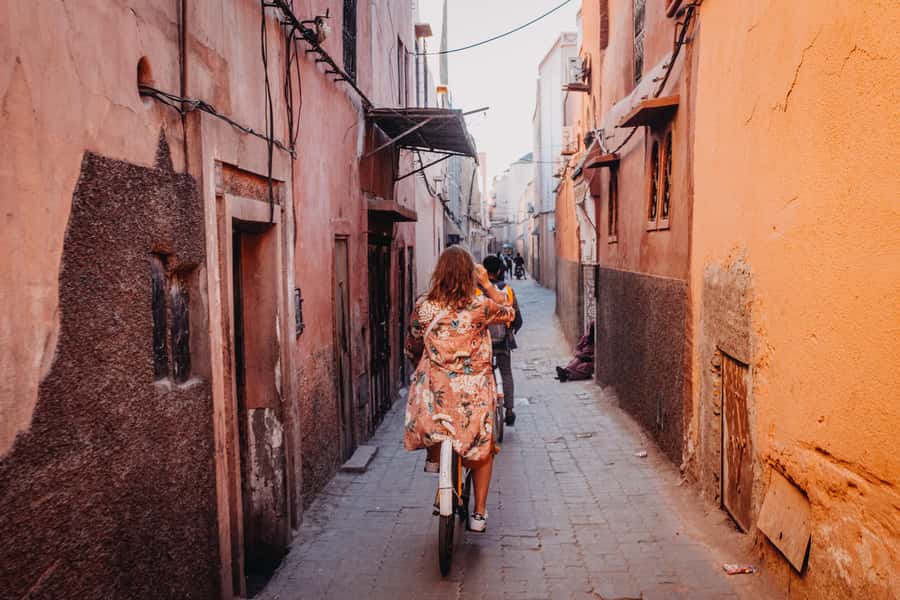 Marrakech: Cultural Bicycle Tour with Pastry and Tea - Gueliz and Hivernage: Marrakech after the old walls