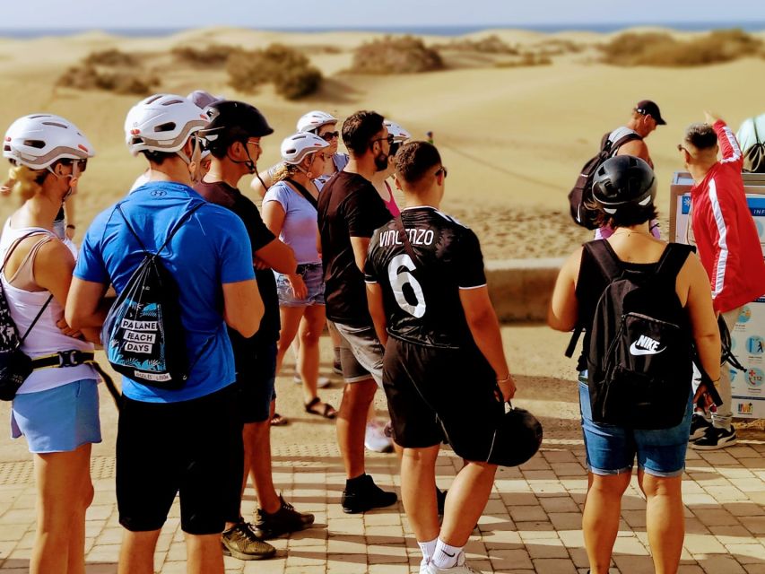 Maspalomas: Southern Coast E-Bike Tour Option Tapas Tasting - El Pajar and the optional fish tapas meal