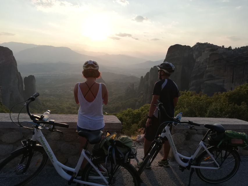 Meteora Sunset Tour on E-bikes - Old monastery remains and hermit caves