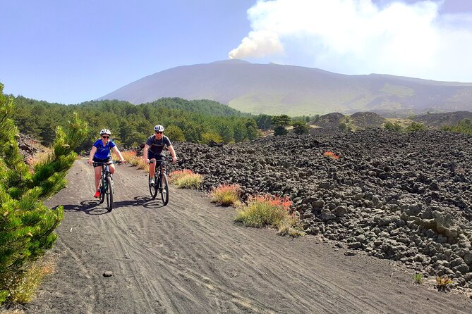 Mountain Biking Etna by MTB or E-Bike - Riding toward the Pista Altomontana