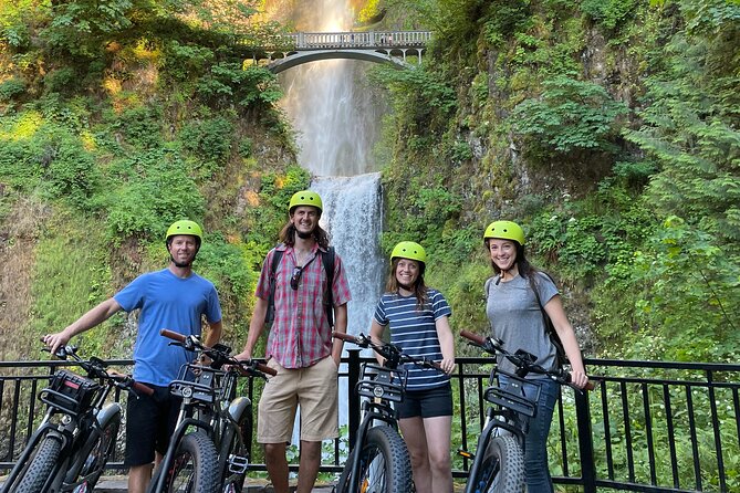 Multnomah Falls Ebiking Tour to 6 Columbia River Gorge Waterfalls - Multnomah Falls, the headline stop