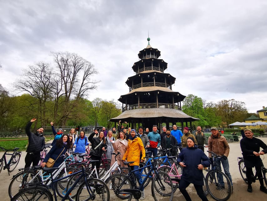 Munich: Mini Classic Bike Tour with Beer Garden Stop at 4 PM - The Chinese Tower Beer Garden break