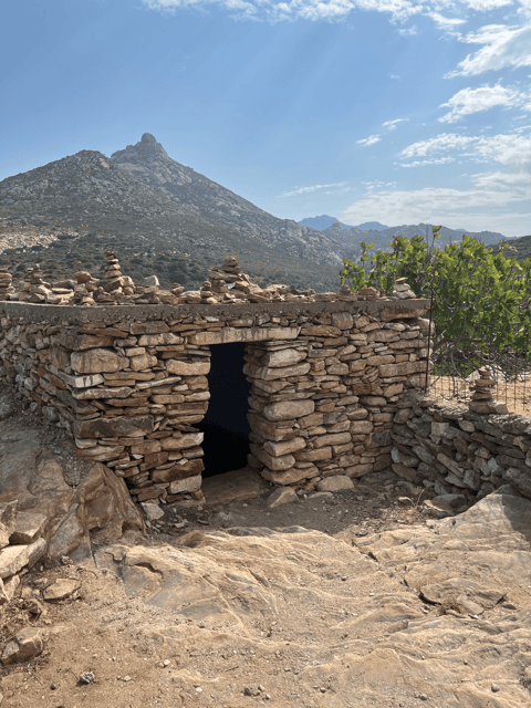 Naxos: Private E-Bike Tour with Farm Lunch - Crossing to Eggares, the island’s garden valley