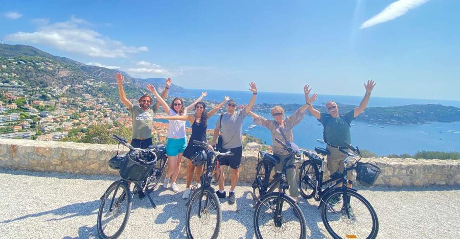 Nice: Panoramic French Riviera E-Bike Tour - The coastal road to Villefranche-sur-Mer