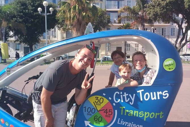 Nice: private guided Tour by electric taxi bike - Opera, gardens, and the city’s public spaces