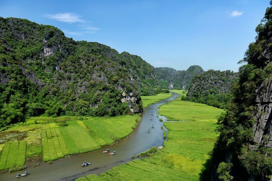 Ninh Binh Daily: Hoa Lu, Mua Cave, Tam Coc, Bike & Swimming - Lunch at a local bungalow