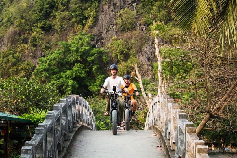 Ninh Binh E-Bike Tour - Tam Coc Secret Landscapes - Riding through rural Tam Coc