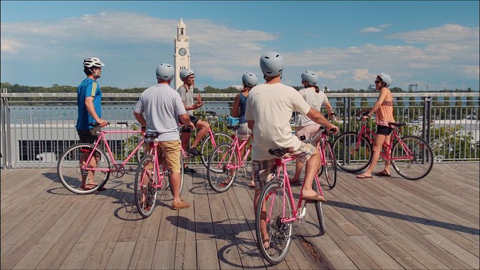 Non Touristy Pink Bike Tour by Spade & Palacio - Montreal’s murals, with Leonard Cohen at the center
