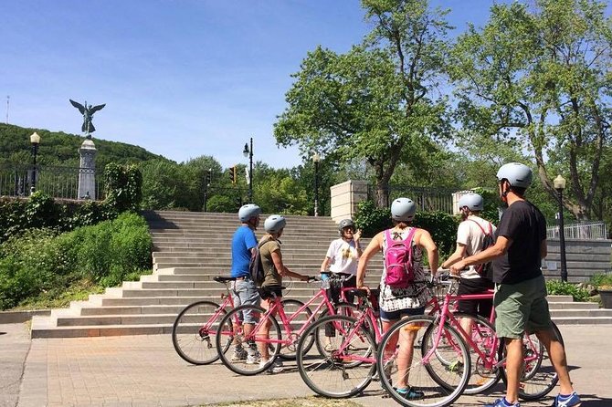 Non Touristy Pink Bike Tour by Spade & Palacio - Starting at Jeanne-Mance Park beneath Mount Royal