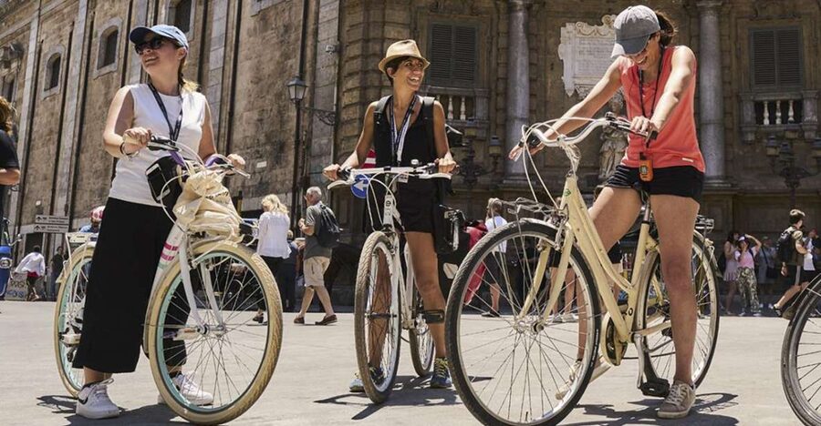 Palermo: Guided Bike Tour with Street Food Tasting - From Piazza Bellini to Piazza Pretoria