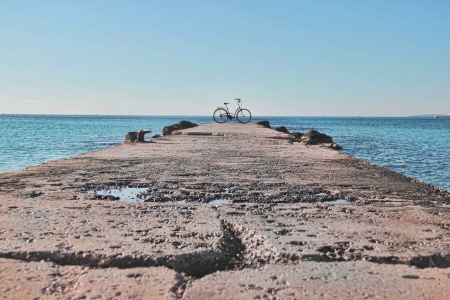 Palma de Mallorca Old Town Guided Bike Tour (Small Groups) - La Lonja and the world of medieval commerce