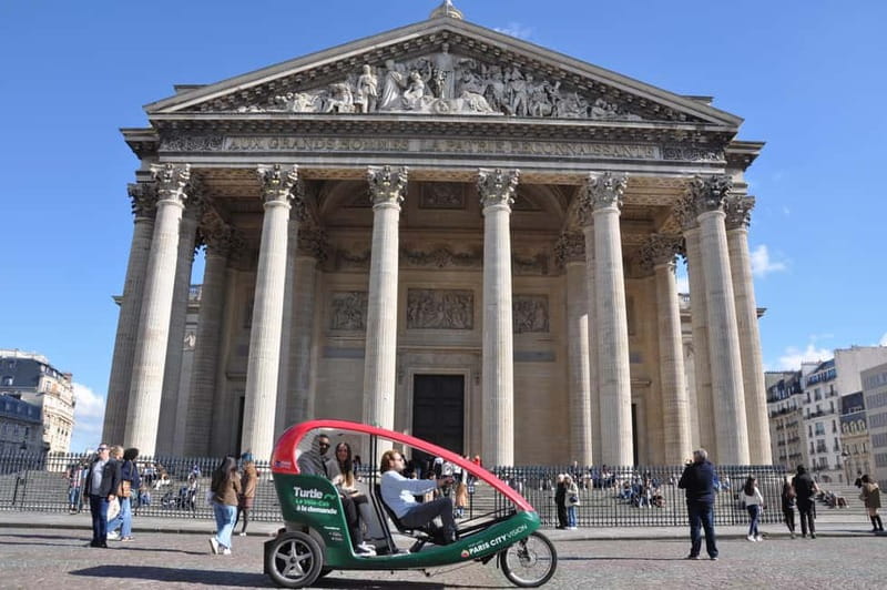 Paris: 2 hours Emily Tour in a Private Rickshaw bike - What the two-hour ride is really like