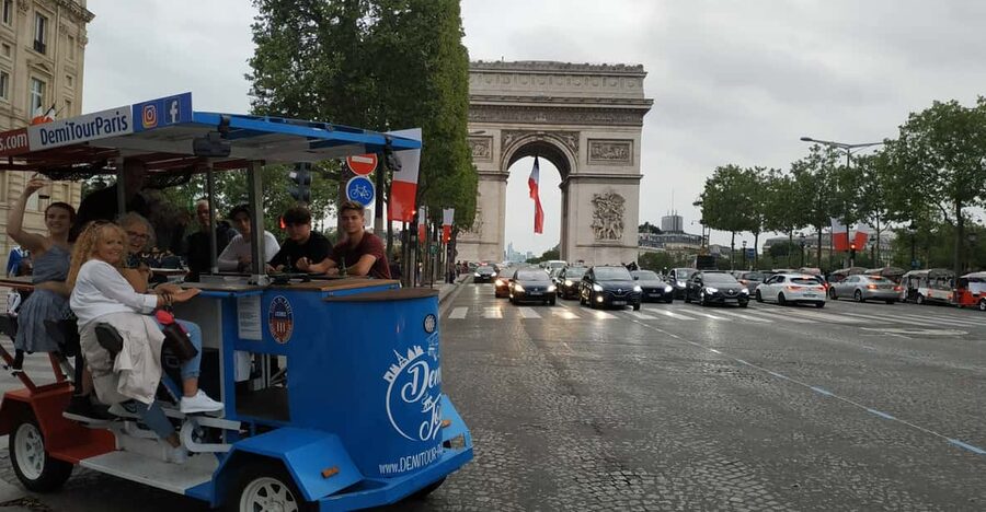 Paris: Beer Bike Bar With Drinks Included - Key points to know before you pedal