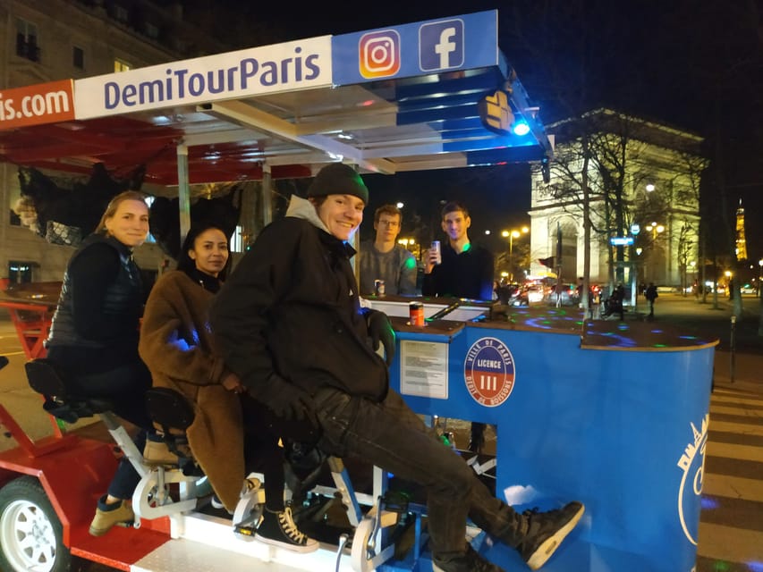 Paris: Beer Bike Bar With Drinks Included - What the Paris beer bike actually feels like