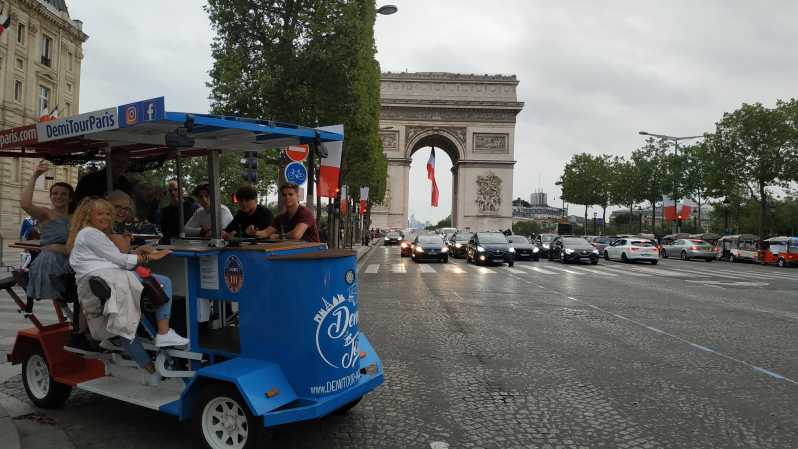 Paris: Beer Bike Bar With Drinks Included - Trocadéro and the Eiffel Tower views