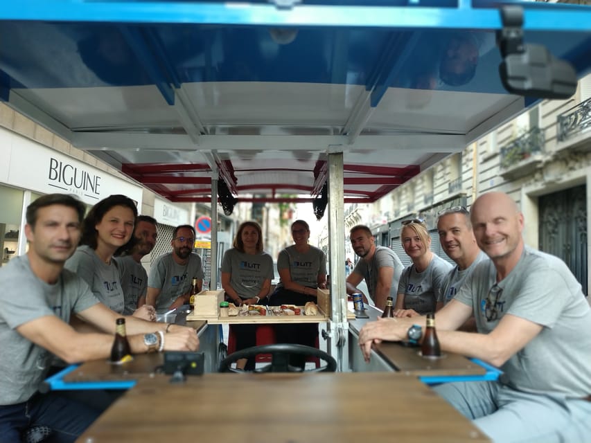 Paris: Beer Bike Bar With Drinks Included - The biggest practical issue: pedaling effort