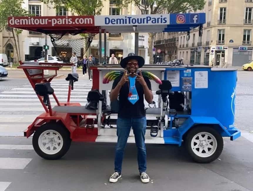 Paris: Beer Bike Bar With Drinks Included - Drinks, music, and the social side