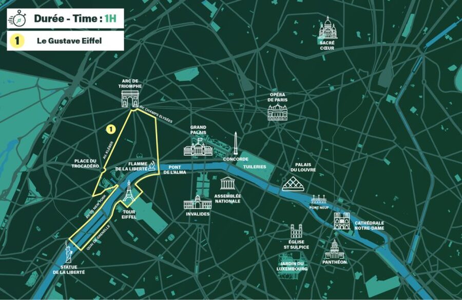 Paris: Private guided tour in Rickshaw bike - Gustave Eiffel - Along the Seine toward Trocadéro