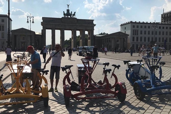 Party and Beer Bike Private Sightseeing Tour Berlin with Pick-up - How long the ride really feels