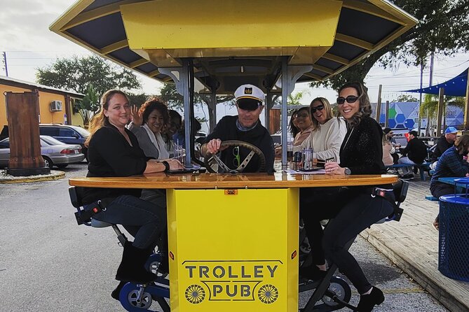 Party Bike through St. Pete with Bar+Mural Stops on Trolley Pub - What happens at the 3 Daughters starting point
