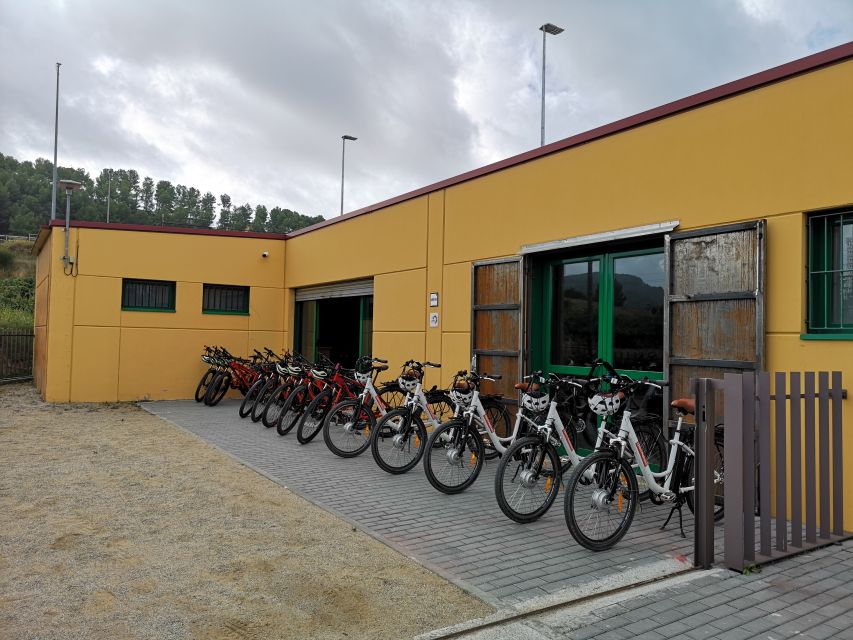 Penedès/BCN: Self-Guided eBike Tour with guided Winery Visit - From Barcelona to Lavern-Subirats by train