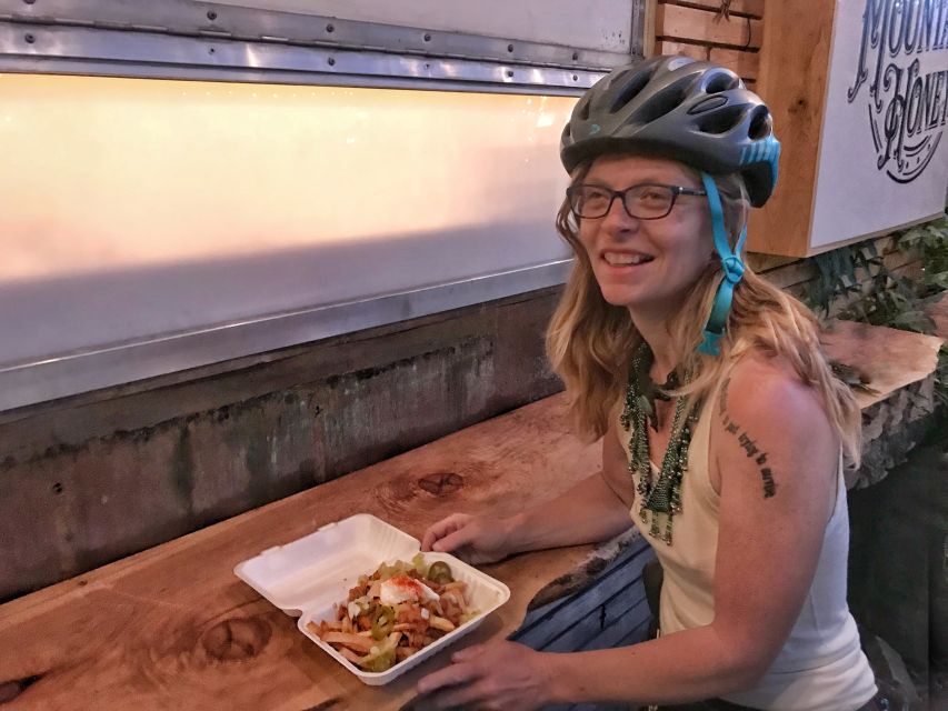 Portland: Food Carts of the Eastside Bike Tour - The coffee cart made from a unique vehicle