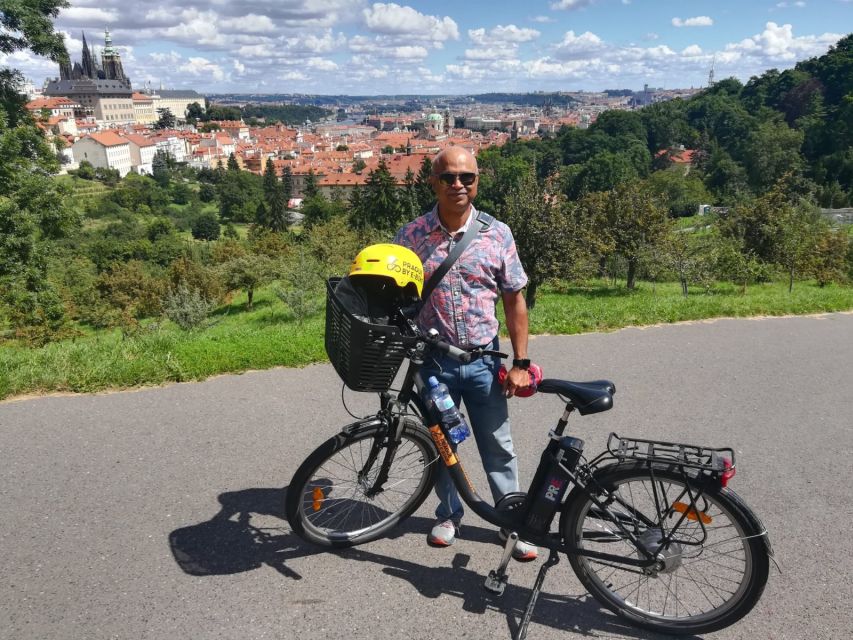 Prague 3-Hour Sightseeing Tour by Electric Bike - Letná Park and Prague from above