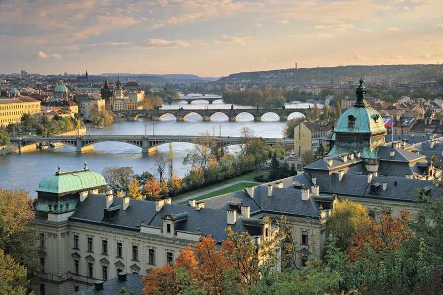 Prague 3-Hour Sightseeing Tour by Electric Bike - Riding past the Belvedere to Prague Castle