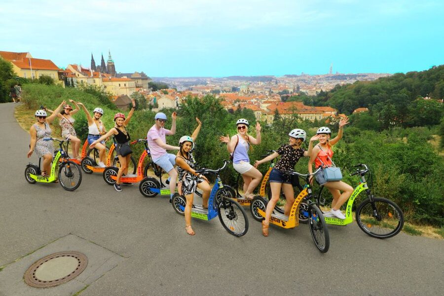 Prague: Highlights Tour on e-Scooter or eBike - Rudolfinum, the Jewish Quarter, and Old Town views
