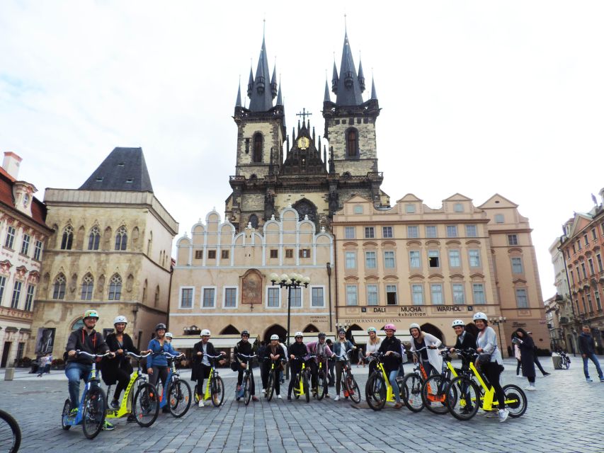 Prague: Highlights Tour on e-Scooter or eBike - Letna Hill and the story behind the Metronome