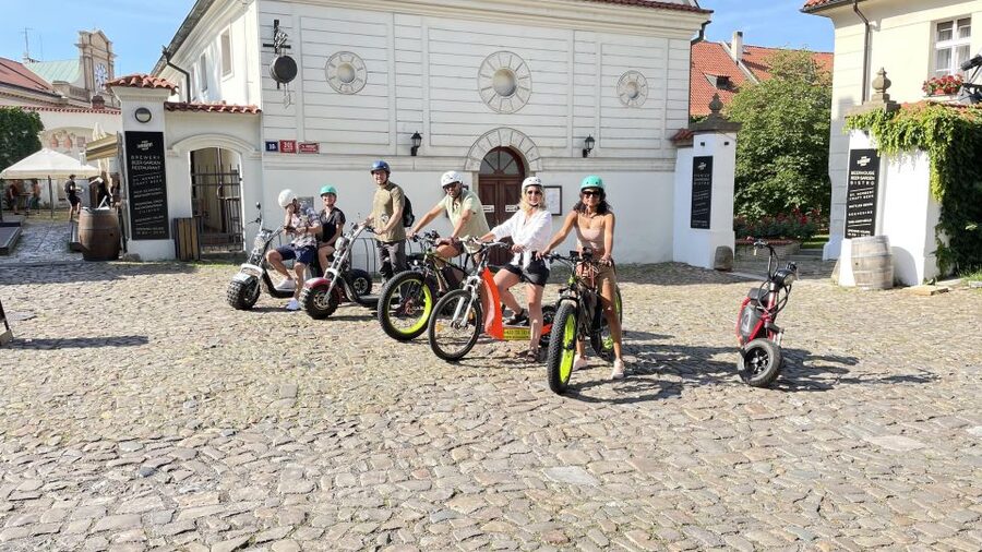 Prague: Highlights Tour on e-Scooter or eBike - Strahov Monastery and Prague’s highest views