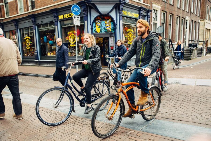 Private Amsterdam Bike Tour with a Local - A quiet courtyard and the Jordaan neighborhood