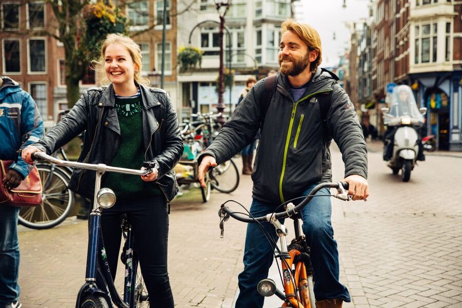 Private Amsterdam Bike Tour with a Local - Homomonument and the meaning behind the route