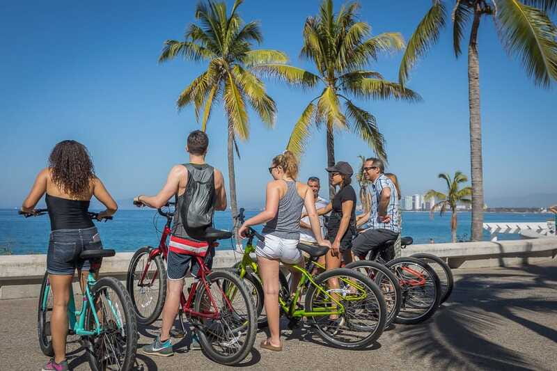 Puerto Vallarta: Bikes and Bites Tour - Old Town streets and local food stops