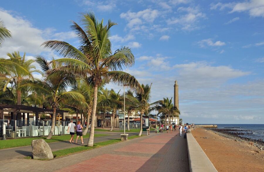 Rent a City Bike 18 gears from 4 hours to 7 days: Maspalomas - The old lighthouse and the coastal route