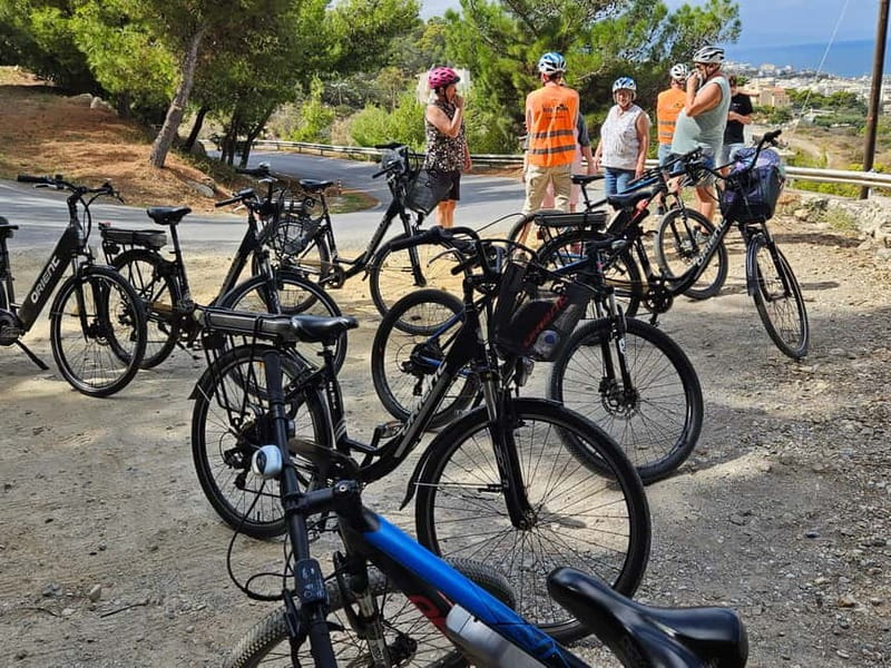 Rethymno: Guided e-Bike Tour on Mili Gorge and Soft Drinks - Chromonastiri, a village drink, and the Military Museum