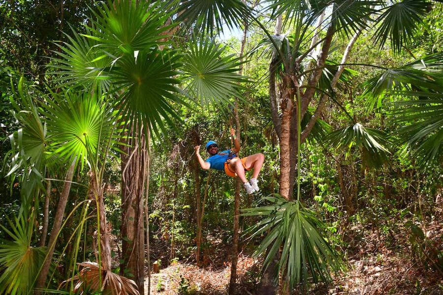 Rio Secreto Nature Reserve: Bicycle, Rappel & Ziplines Tour - Rappel and ziplines add activity without taking over