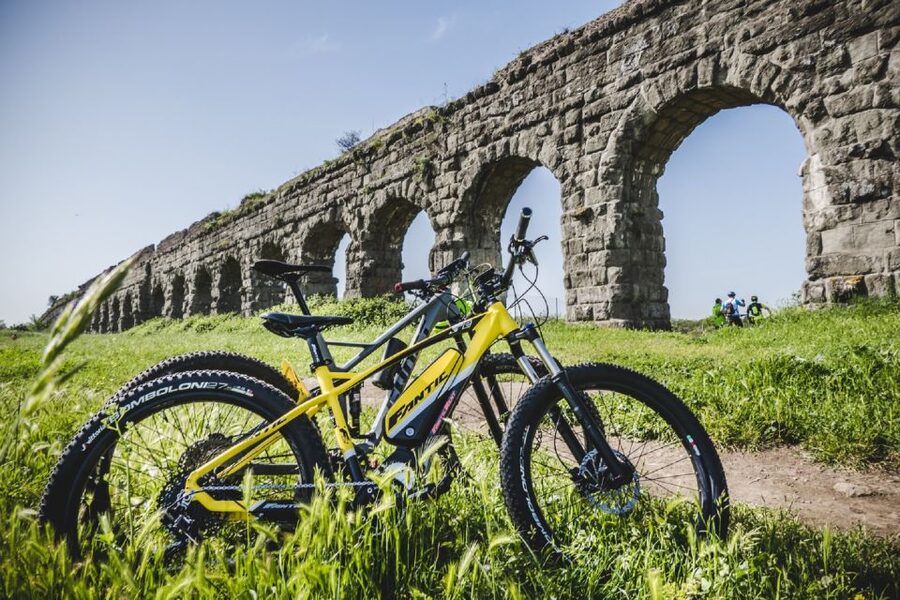 Rome: Appian Way Aqueducts Bike Tour (UPG Catacombs & Lunch) - Caffarella Park and the Ninfeo di Egeria