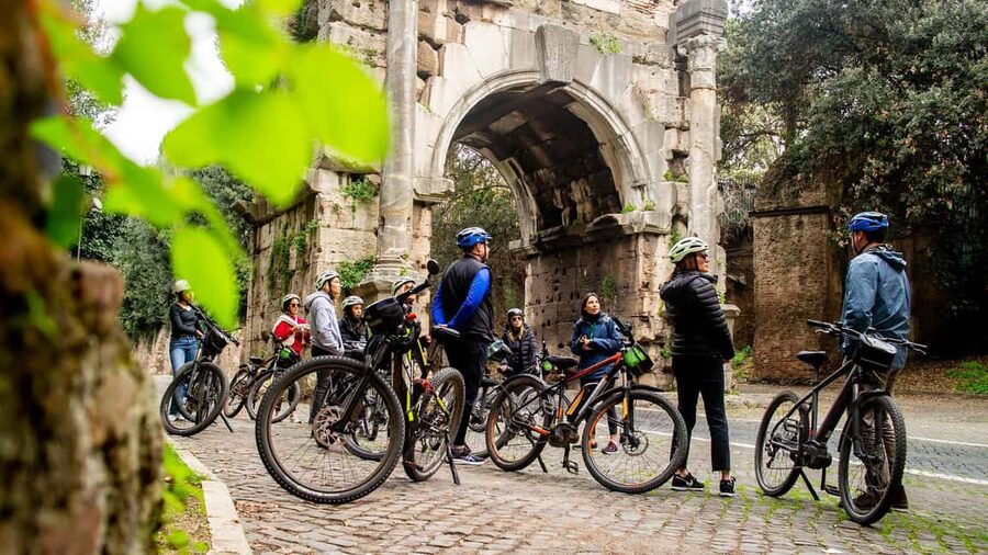 Rome: Appian Way Aqueducts Bike Tour (UPG Catacombs & Lunch) - Starting near the Colosseum