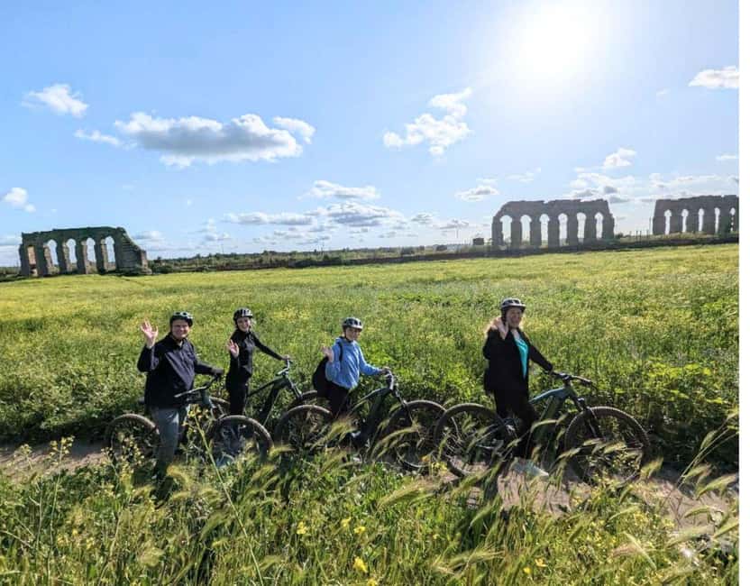 Rome: Appian Way, Aqueducts, & Catacombs E-Bike Guided Tour - Key things to know before you book