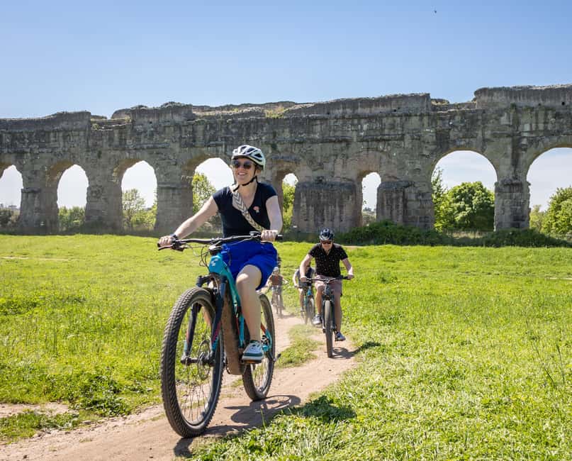 Rome: Appian Way & Aqueducts E-Bike Tour (Catacombs & Food) - Getting comfortable on the CUBE e-bike
