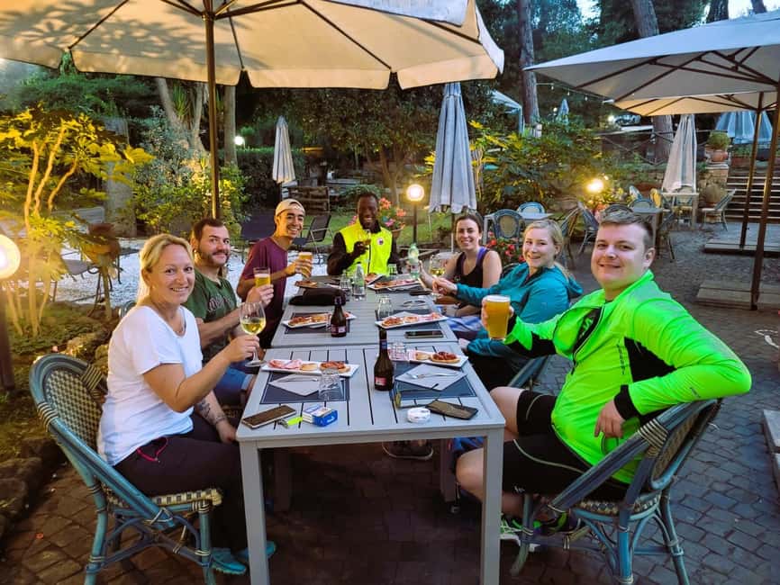 Rome: Appian Way & Catacomb Sunset E-bike Tour with Aperitif - Massenzio, Cecilia Metella, and the Ancient Road