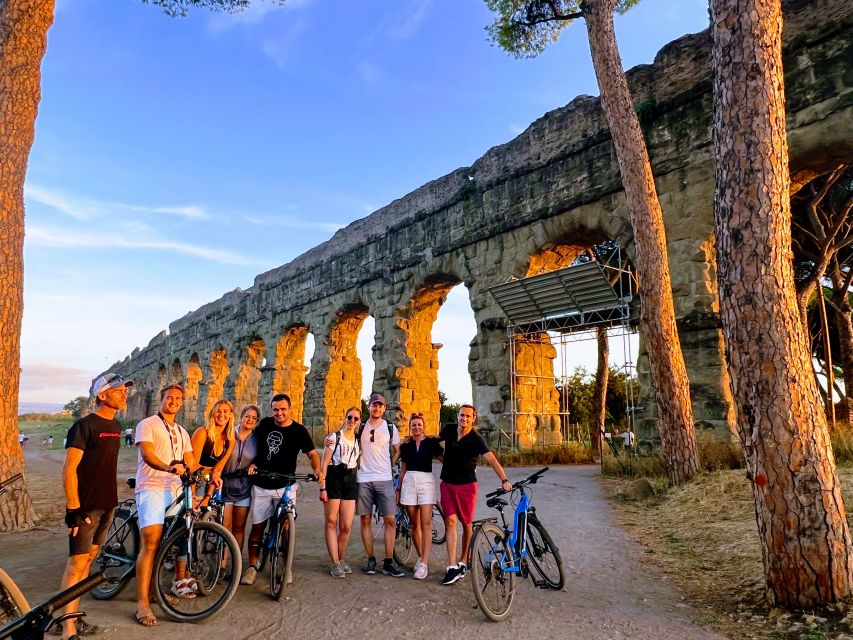 Rome: Appian Way & Catacomb Sunset E-bike Tour with Aperitif - Porta San Sebastiano and the Road Out of Rome